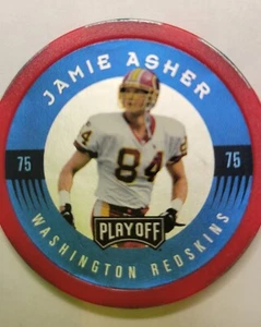 1997 Jamie Asher Chip Shot Playoff #75 Washington Redskins Football NFL VTG - Picture 1 of 2