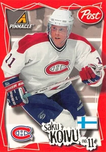 1997 Post Pinnacle #18 Saku Koivu - Picture 1 of 2