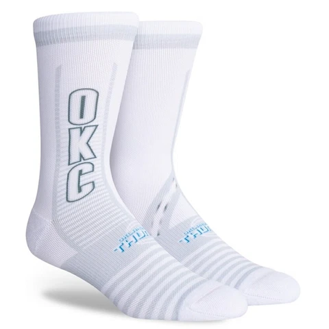 Oklahoma City Thunder NBA Large Mens Socks Fits 6-12 PKWY City Edition 21 OKC Cover