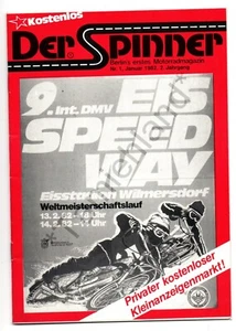 Der Spinner ➔ Carrera Mundial 1982 ➔ Berlín➔ Eisspeedway ➔*de colección* - Imagen 1 de 1