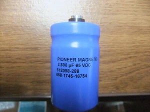 Electrolytic Capacitor 2800 uF 65V, made for Pioneer Magnetics - Picture 1 of 2