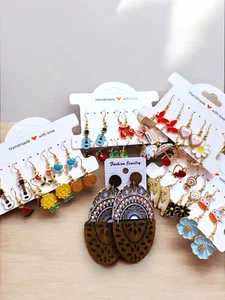 Earring Set 25 Pairs of Women’s Earrings -  USA SELLER -Fast Shipping - Picture 1 of 11