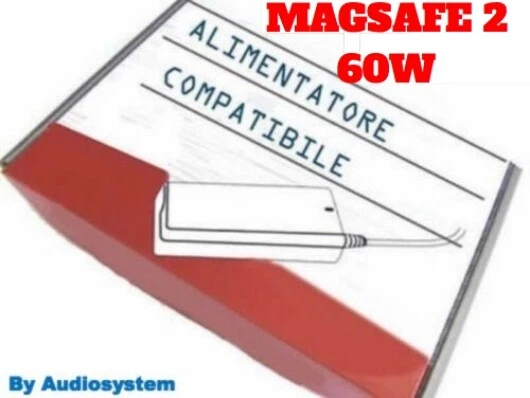 ALIMENTATORE CARICA BATTERIE APPLE MACBOOK PRO A1435 A1425 A1502 MAGSAFE 2 MAG2 - Immagine 1 di 1