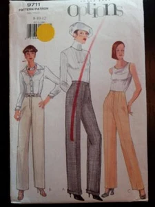 Pantalones pequeños Vogue 9711 Vogue opciones fáciles con patrón de faltas/faltas talla 8-10-12 - Imagen 1 de 2
