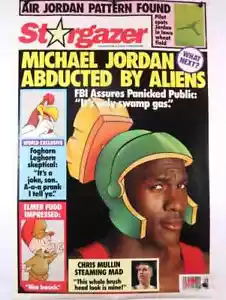 Michael Jordan Stargazer 1993 Nike Aerospace Poster #5341 Looney Tunes Sealed - Picture 1 of 3