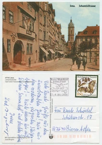 45282 - Jena - Johannisstraße - Ansichtskarte, gelaufen 4.5.2000 - Bild 1 von 1