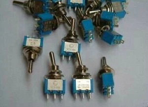 10PC SPDT ON-ON ON-OF Metal Car Boat Power Toggle Switch for 6v-9v-12v-110v-250v - Picture 1 of 1