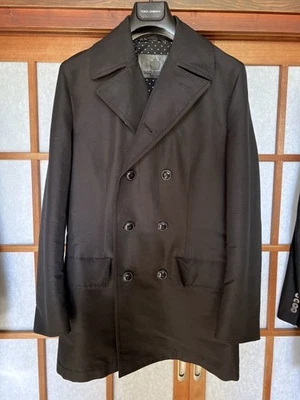 Мужские DOLCE & GABBANA DOLCE GABBANA хлопок двубортный пальто 46 - Изображение 1 из 4