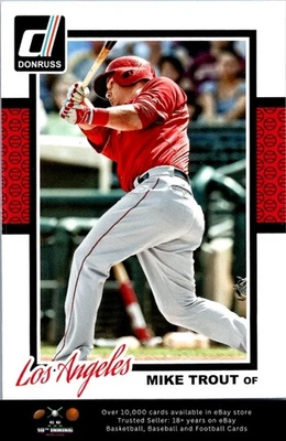 2014 Donruss BASEBALL #301 Mike Trout - Image 1 of 2