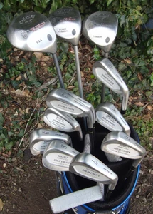 Set of Dunlop Maxfli Tour Cavity 3-SW+ Callaway Driver+ 4 Wood+ 5 Wood +Putter* - Picture 1 of 9