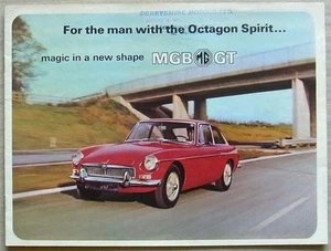 MG MGB GT Car Sales Brochure Dec 1965-66 #H&E 6593 - Picture 1 of 4