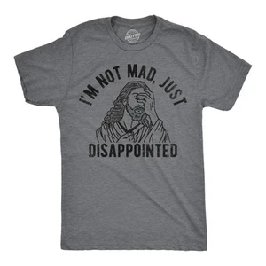 Camisetas para hombre Im Not Mad Just Deceptiond divertidas sarcásticas de Jesús - Imagen 1 de 7