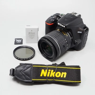 Nikon D3500 24.2MP with 18-55mm VR Lens Kit DSLR Camera - Shutter Issue - Image 1 of 4