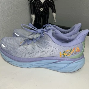🔥 Hoka Damen One One Clifton 8 Lila TOP ZUSTAND! Größe 11 B - Bild 1 von 9