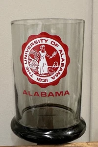 Vintage 1960er Alabama Purpur Gezeitenglas 4 1/2 Zoll x 3 zoll - Bild 1 von 4