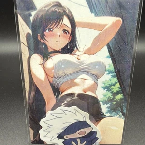 Tifa Lockhart Anime Waifu Card Doujin ACG Dea Holo - Foto 1 di 4