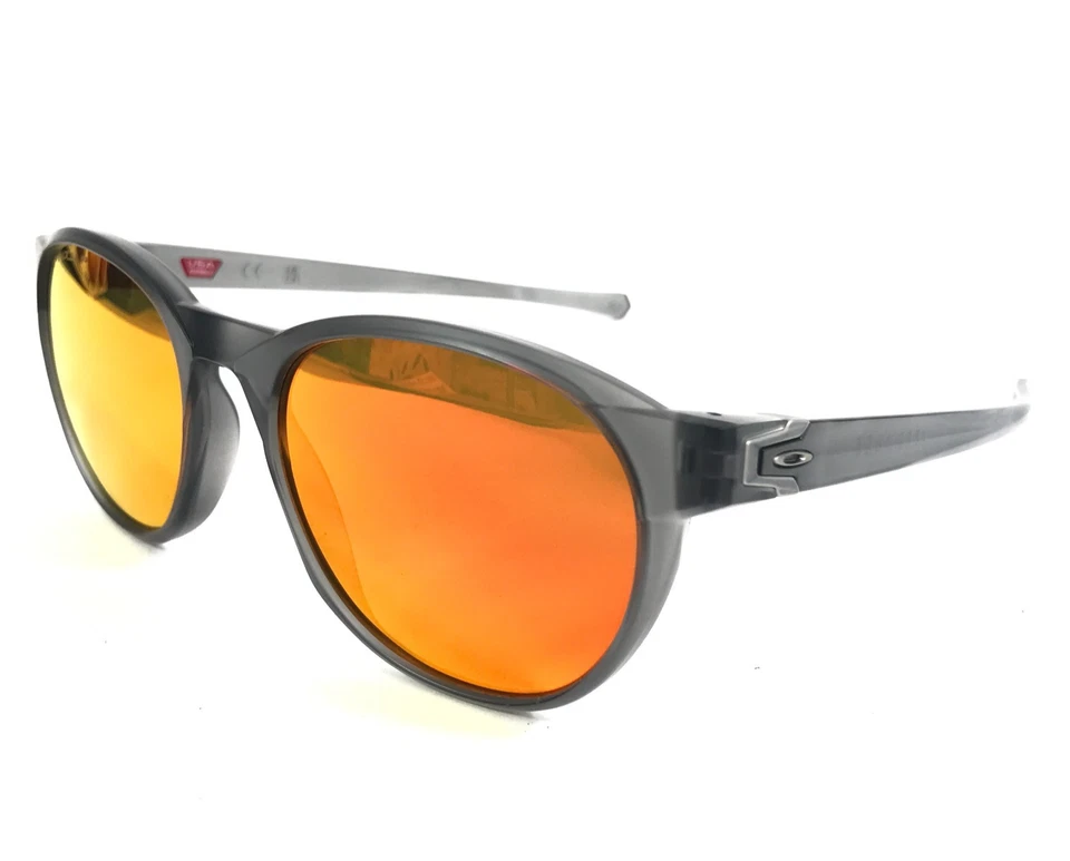 Oakley Sunglasses Reedmace OO9126-0454 Matte Grey Smoke with Prizm Ruby Lenses - Image 1 of 4
