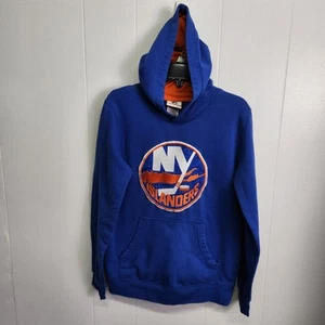 New York Islanders Hoodie Youth Large Blue NHL Hockey Pullover Sweatshirt 14/16 - Picture 1 of 9