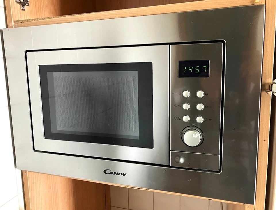 FORNO Microonde Candy MIC 201 EX Acciaio inox da incasso 20 L 800 W con GRILL - Immagine 1 di 4