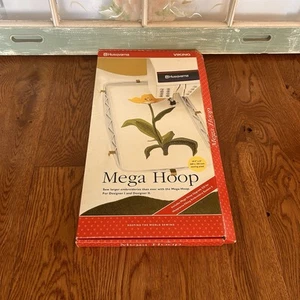 Husqvarna Viking Mega Hoop Designer 1 and 11 Embroidery Mega Hoop Mint in Box - Picture 1 of 5