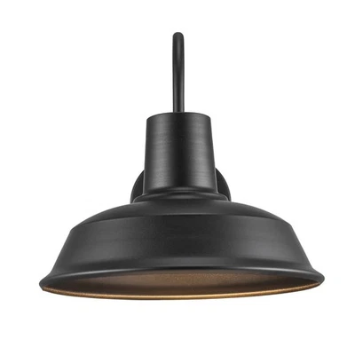 Trans Globe Lighting 50330 Tacoma 13" Tall Outdoor Wall Sconce - Black - Image 1 of 4