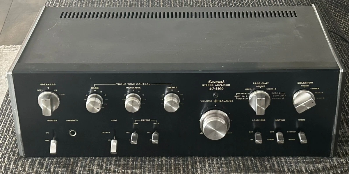 AU-a505RX Sansui □【￥50,000・1997年】SANSUI AU-α505RXプリメイン