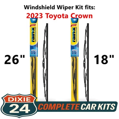 Rain-X Weatherbeater Windshield Wiper Kit fits: 2023 Toyota Crown (26" & 18") Foto 1 de 4