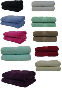 LOTE DE TRABAJO 18 X SÁBANAS DE BAÑO SURTIDAS TOALLA 100% ALGODÓN EGIPCIO 550GSM SUPER SUAVE - Imagen 1 de 1