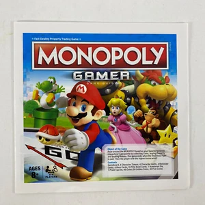Monopoly Gamer 2017 Ersatzteile - SPIELANLEITUNG / ANLEITUNG Mario Luigi - Bild 1 von 3