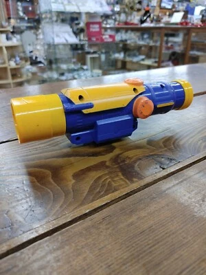 Nerf Longshot CS-6 Tactical Sniper Scope Longstrike Blue w/ Yellow & Orange - Image 1 of 4
