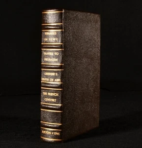 1786 3 volin 1 Memorable Remarks N Crouch French Convert Death of Abel 1st Ed - Imagen 1 de 9