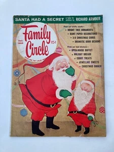 Vintage Family Circle December 1965 Magazine Santa Had A Secret - Picture 1 of 9