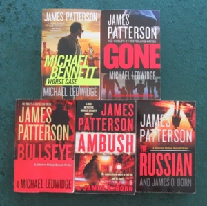 LOT 5 TRADE PB MICHAEL BENNETT SERIES-JAMES PATTERSON: WORST CASE;GONE;BULLSEYE+ - Picture 1 of 4