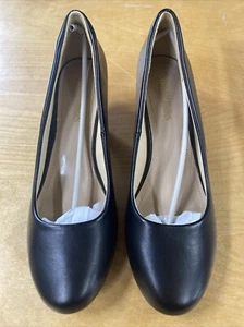 Women Ladies Wedding Party Low Heel Pump Shoes Comfort Slip On Dress Shoes - Picture 1 of 8