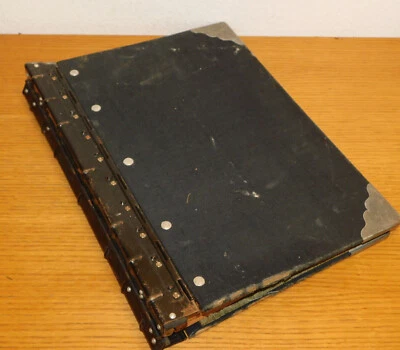 vintage ALBUM CAHIER registre CLASSEUR classement BAB MULNEC regent paris SGDG - Photo 1/4