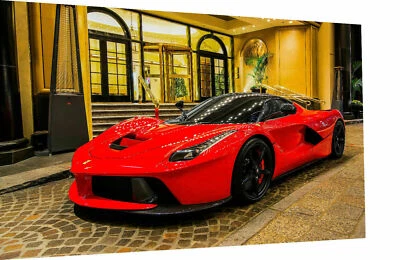 Leinwand Ferrari Luxus Autos Bilder Wandbilder - Hochwertiger Kunstdruck - Bild 1 von 4