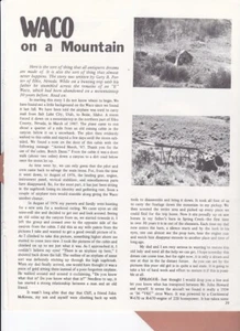 Waco YMF-5 Aircraft Report 8/24/2023n - Picture 1 of 1