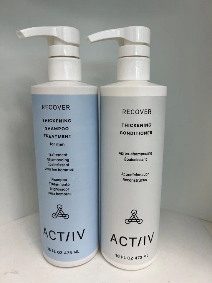 Actiiv Recover Thickening Shampoo Treatment for Men & Conditioner 16 oz - Image 1 of 4
