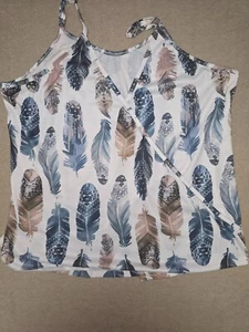 Damen Tank Top Bluse ohne Marke Federdruck - Größe XXL - Bild 1 von 3