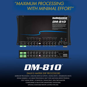 AudioControl DM-810 Premium DSP Matrix Processor with 8 Input 10 Output