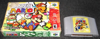 Игра и коробка Paper Mario (Nintendo 64, N64, 2001 года), подлинные - Изображение 1 из 4