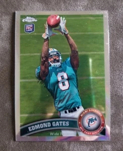 2011 Topps Chrome #22 Edmond Gates Rookie - Dolphins  - Picture 1 of 1