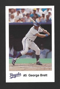 1991 Royals Team Issue/ Police/ KC Life GEORGE BRETT Raw - KC Royals - HOF