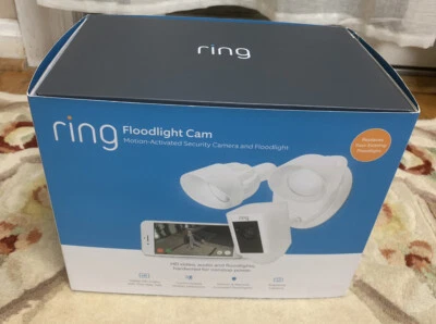 Ring Floodlight Cam Motion Activated Security Camera - New Factory Sealed - Image 1 of 4