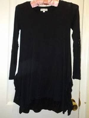 Vestido Luna Luna Copenhagen 10 Negro Elegante Lentejuelas Foto 1 de 4