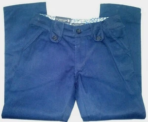NEW Girl Uniform School Pant Slacks Dark Navy Blue US Polo Assn Adjustable Waist - Picture 1 of 12