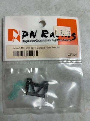 PN Racing Mini-Z Parts CP203 Mini-Z Mcleran GTR Carbon Fiber  Adapter - Image 1 of 2