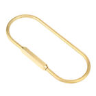 Brass Screw Lock Carabiner Clip Hook Keychain Keyring DIY Gifts Accessory Hmo