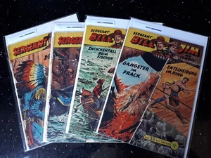 COMICS "SERGANT BILL", Lehning 1960, 4 volúmenes, estado mayormente peor, CONSEJO - Imagen 1 de 1