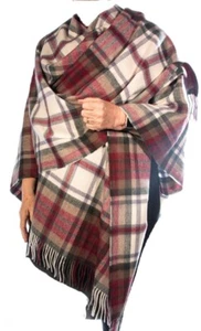 Clearance 100% Lambswool Shawl/Wrap Dress McDuff Tartan 180 x 140cm - Picture 1 of 1